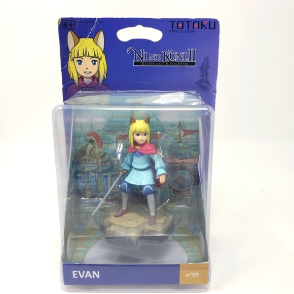 TOTAKU COLLECTION NI NO KUNI II EVAN VINYL FIGURE #9 EXCLUSIVE NEW FIRST EDITION - Picture 1 of 11